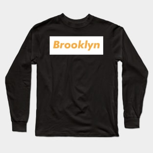 Brooklyn Meat Brown Long Sleeve T-Shirt